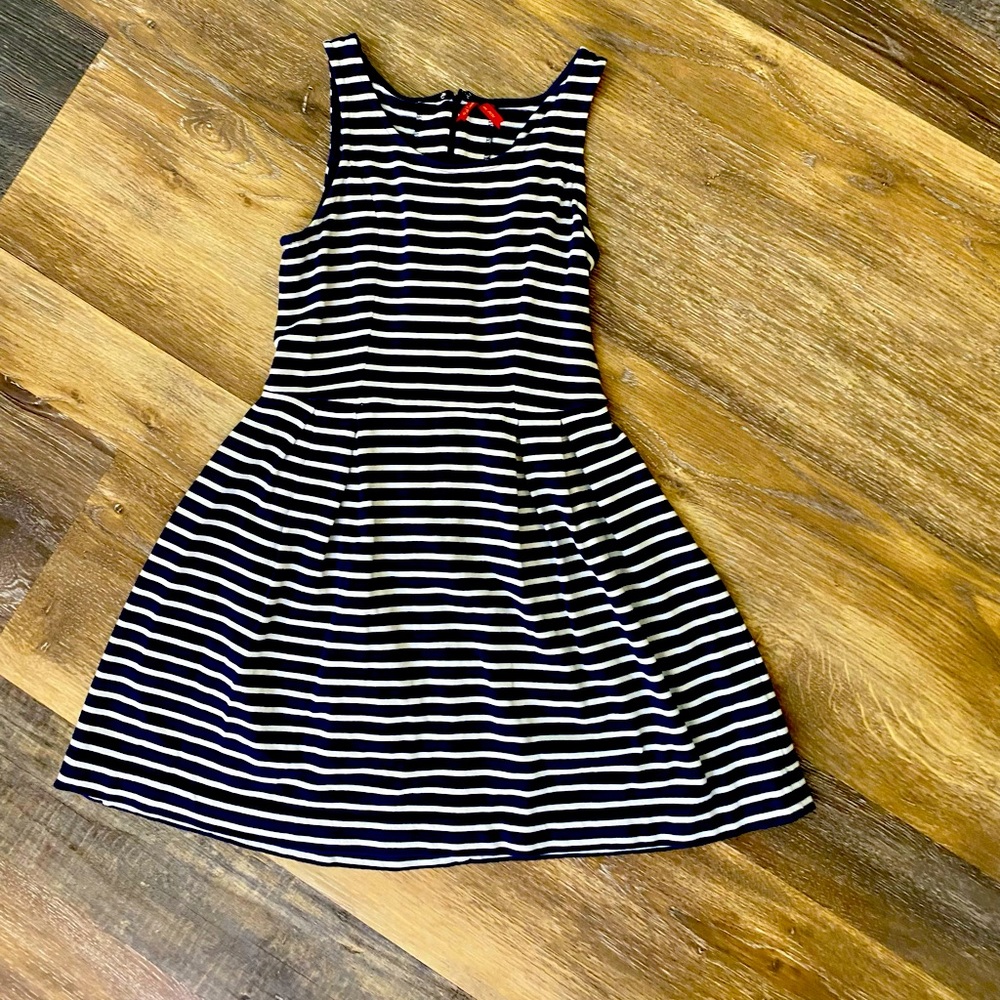 Red Camel blue and white sprite mini dress